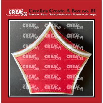 Crealies - Craft Die - Create A Box Pillow Box 5 Sides - Stanzschablone 