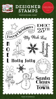Carta Bella - Clear Stamp - "My Wish List" - Stempelset