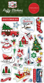 Carta Bella  - Puffy Stickers - "White Christmas" - Aufkleber