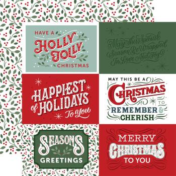 Echo Park - Paper Pad 6x6" - "Christmas Salutations No. 2" - Paper Pack