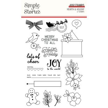 Simple Stories -  Hearth & Holiday - Clearstamp - Stempel
