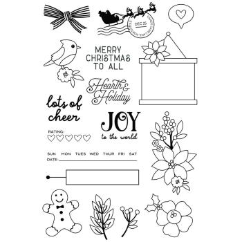 Simple Stories -  Hearth & Holiday - Clearstamp - Stempel