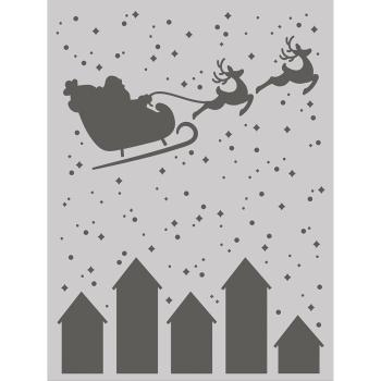 Simple Stories - Santa's Sleigh  - Schablone