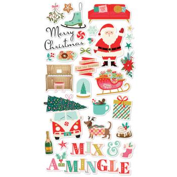 Simple Stories - Mix & A-Mingle - Chipboard Sticker 