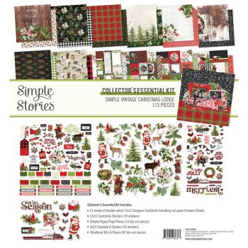 Simple Stories - Simple Vintage Christmas Lodge  - Collectors Essential Kit 