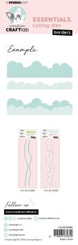 Creative Craft Lab - Studio Light - Dies - Borderz Clouds  - Stanze 