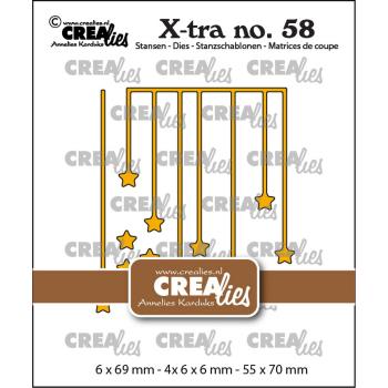 Crealies - Craft Die - Xtra Hanging Stars - Stanzschablone 