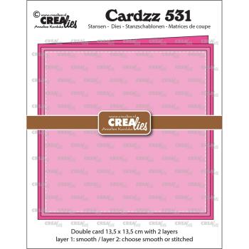 Crealies - Craft Die -  Double Card  - Stanzschablone 