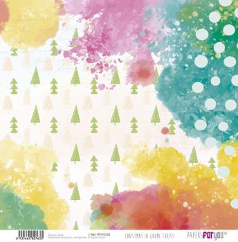 Papers For You - Vellum Paper Pack- Christmas In Gnome Forest - 30 x 31 cm 