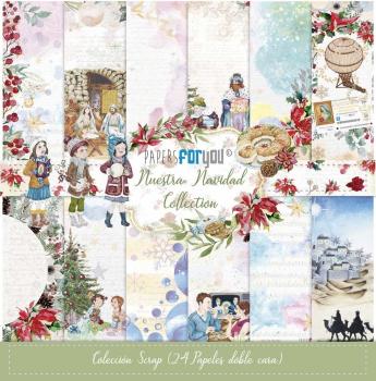 Papers For You - Midi Scrap Paper Pack - Nuestra Navidad  8x8 Inch 