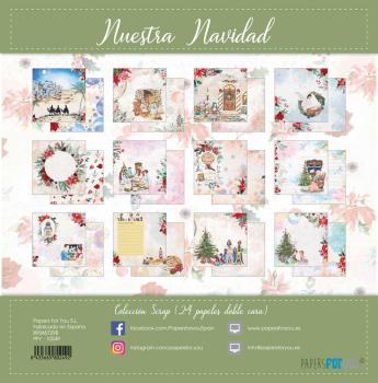 Papers For You - Scrap Paper Pack - Nuestra Navidad - 6x6 Inch 