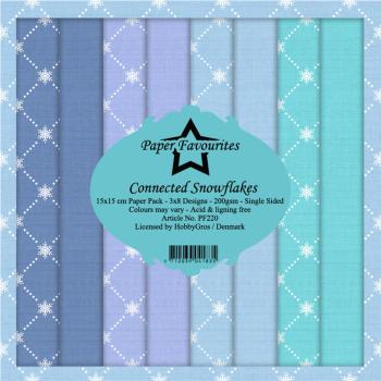 Paper Favourites - "  Connected Snowflakes  " - Paper Pack - 6x6 Inch