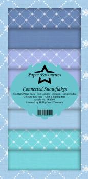Paper Favourites - " Connected Snowflakes  " - Paper Pack - 6x6 Inch