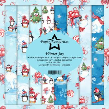 Paper Favourites - "  Winter Joy  " - Paper Pack - 12x12 Inch