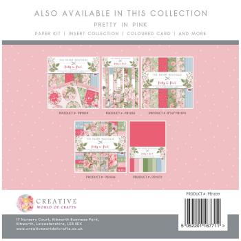 The Paper Boutique - Paper Kit -  Pretty in Pink - Die Cut Toppers - Designpapier 