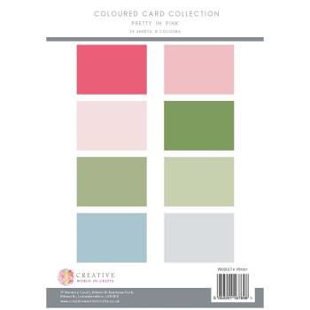 The Paper Boutique - Colour Card Collection  - Pretty in Pink - A4 - Cardstock