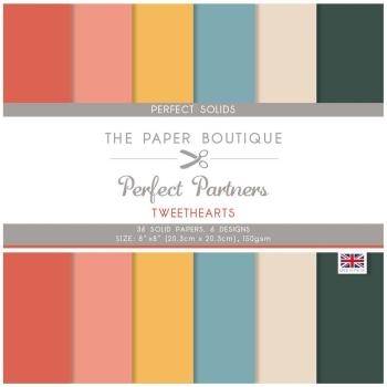 The Paper Boutique - Perfect Partners - Tweethearts - 8x8 Inch - Cardstock
