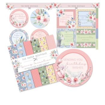 The Paper Boutique - Paper Kit - Spring Sensation  - Die Cut Toppers - Designpapier 