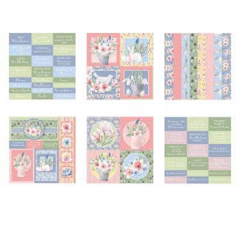 The Paper Boutique - Embellishment Pad - Spring Sensation  - 8x8 Inch - Designpapier