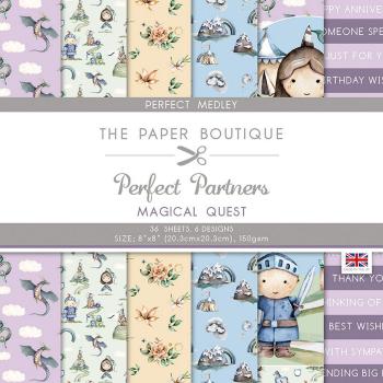 The Paper Boutique - Perfect Partners - Magical Quest - 8x8 Inch - Designpapier