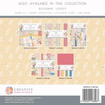 The Paper Boutique - Decorative Paper - Blooming lovely  - 8x8 Inch - Paper Pad - Designpapier