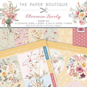 The Paper Boutique - Paper Kit - Blooming lovely  - Die Cut Toppers - Designpapier 