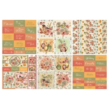 The Paper Boutique - Embellishment Pad - autumn mist  - 8x8 Inch - Designpapier