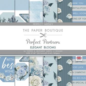 The Paper Boutique - Paper Kit - elegant blooms - Die Cut Toppers - Designpapier 