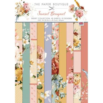 The Paper Boutique - Insert Collection -  Sunset bouquet - Designpapier 
