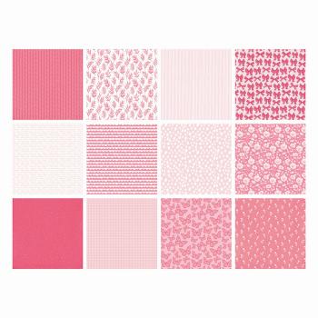 The Paper Boutique - Decorative Paper - Everyday shades of pink - 8x8 Inch - Paper Pad - Designpapier