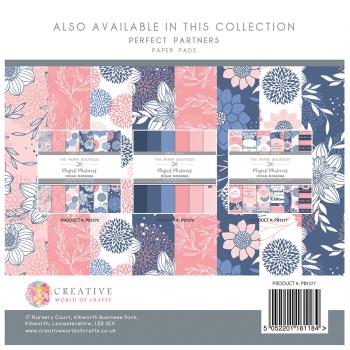 The Paper Boutique - Perfect Partners Toppers -  Ocean blossoms  - 8x8 Inch - Designpapier