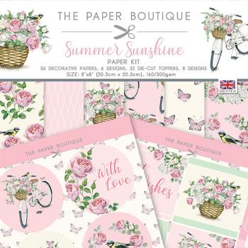 The Paper Boutique - Paper Kit - Summer sunshine - Die Cut Toppers - Designpapier 