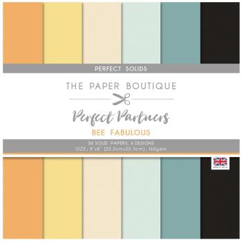 The Paper Boutique - Perfect Partners -  bee fabulous  - 8x8 Inch - Cardstock