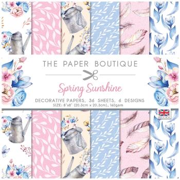 The Paper Boutique - Decorative Paper - Spring sunshine - 8x8 Inch - Paper Pad - Designpapier