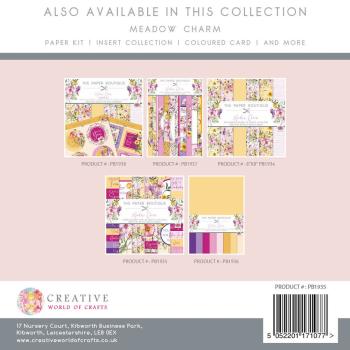 The Paper Boutique - Embellishment Pad - Meadow Charm  - 8x8 Inch - Designpapier