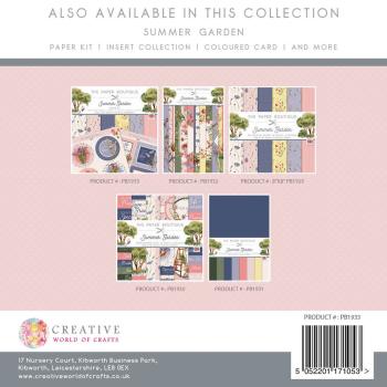 The Paper Boutique - Paper Kit - Summer Garden  - Die Cut Toppers - Designpapier 