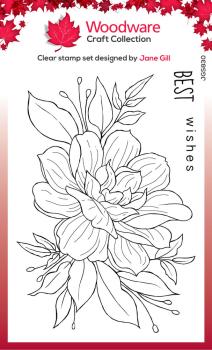 Woodware - Clear Stamps - Gardenia  - Stempel 