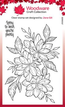 Woodware - Clear Stamps - Clematis Trio  - Stempel 