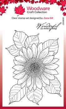 Woodware - Clear Stamps - Sunflower Rays  - Stempel 
