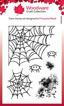 Woodware - Clear Stamps - Spider's Web  - Stempel 