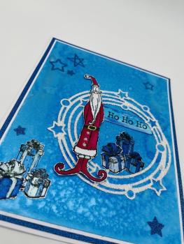 IndigoBlu "HoHoHo" A6 Rubber Stamp