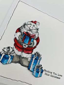 IndigoBlu "Tall Santa" A6 Rubber Stamp