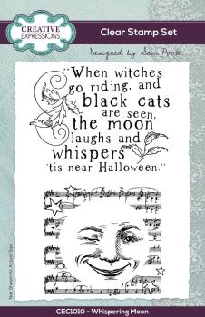 Creative Expressions - Clear Stamp A6 -  Whispering Moon - Stempel