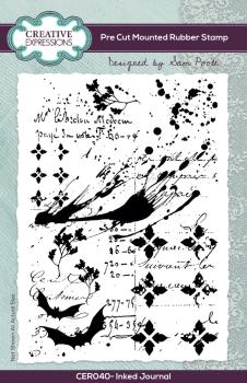 Creative Expressions - Clear Stamp A6 - Inked Journal - Stempel