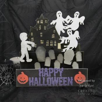 Creative Expressions - Craft Dies - Haunted House - Stanze