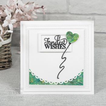 Creative Expressions - Craft Dies - Fondest Wishes - Stanze