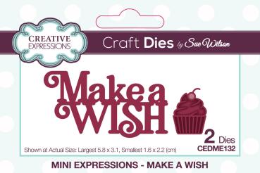 Creative Expressions - Craft Dies - Make A Wish - Stanze