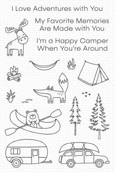 My Favorite Things Stempelset "Happy Camper" Clear Stamp Set