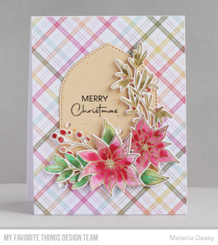 My Favorite Things Stempelset "Pretty Poinsettias" Clear Stamp Set