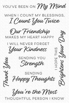 My Favorite Things Stempelset "Thoughtful Greetings" Clear Stamp